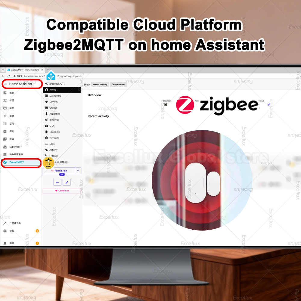 Zigbee 3.0 Door Window Sensor  - Home Security Alarm recensione e prezzo