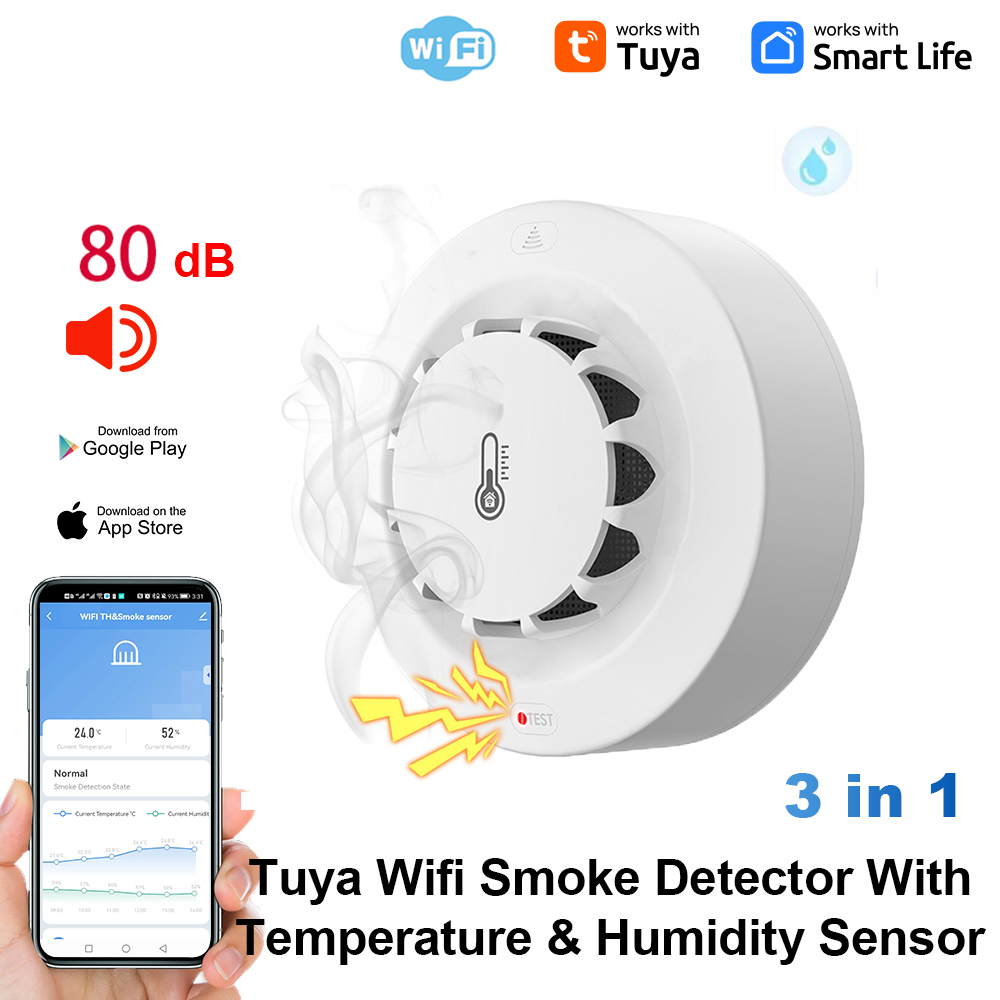 Tuya WiFi Temperature and Humi - Home Security Alarm recensione e prezzo