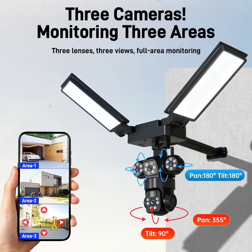 4G/LTE 3 Lens 3 Screen Solar C - Alarm Siren Outdoor recensione e prezzo