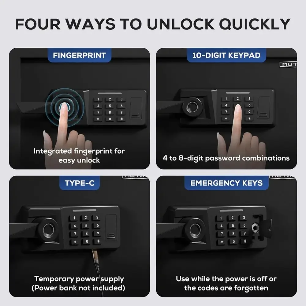 Biometric Safe Box with Finger - Safe Box Digital recensione e prezzo