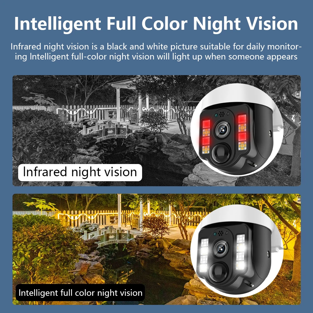 4K 8MP Wireless Solar Camera 4 - Ip Camera Outdoor 4K recensione e prezzo