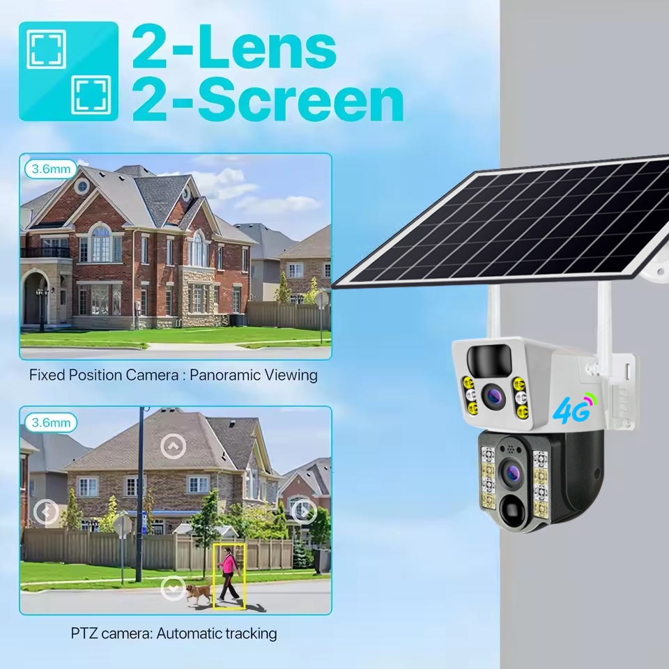 4K 8MP Wireless Solar Camera 4 - Ip Camera Outdoor 4K recensione e prezzo