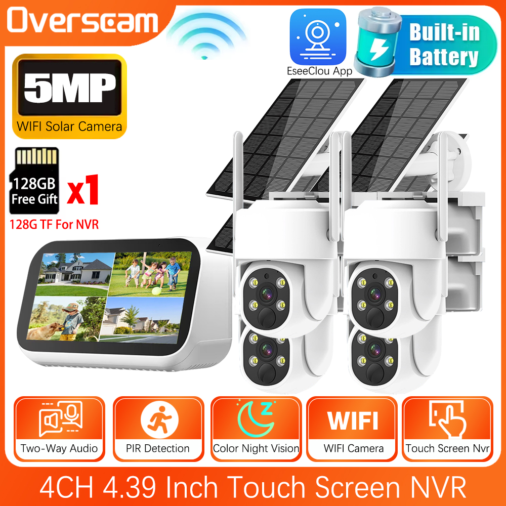 Mini 4CH 4.39 Inch NVR 5MP Wif - Alarm Siren Outdoor recensione e prezzo