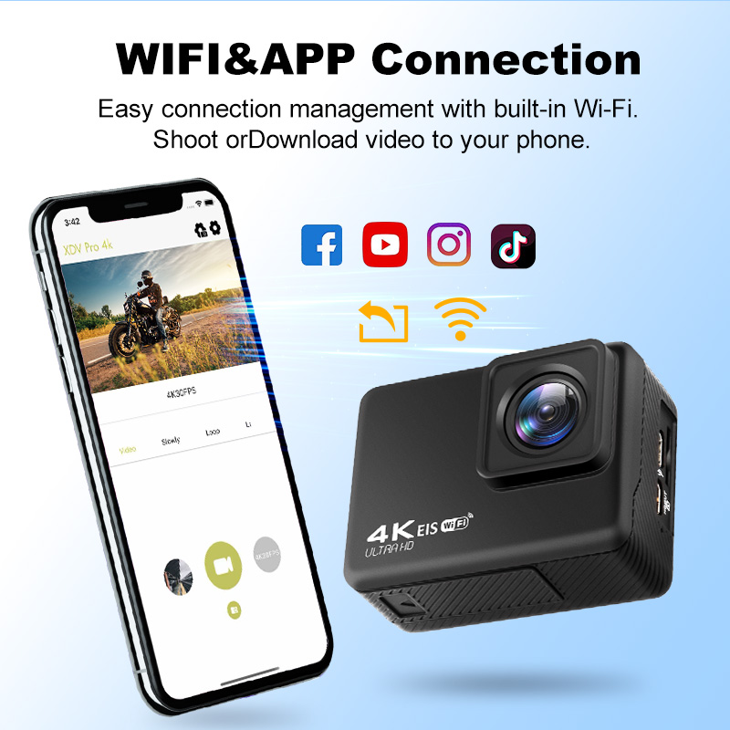 4K/60fps Action Camer  24MP Wi - Ip Camera Outdoor 4K recensione e prezzo