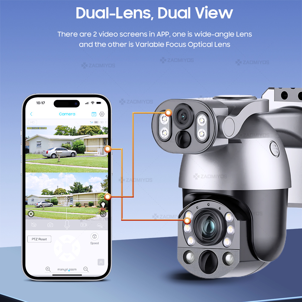 4K 50X ZOOM 10MP Solar Camera  - Ip Camera Outdoor 4K recensione e prezzo