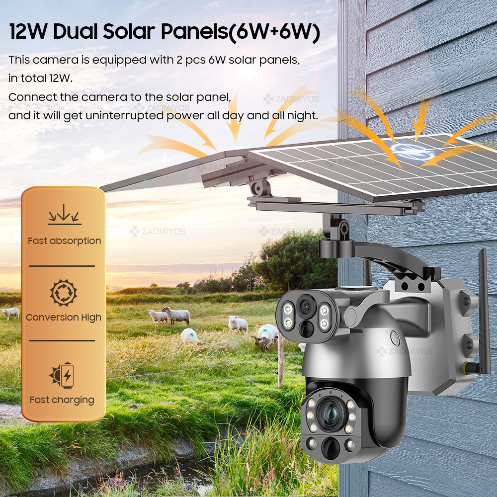 4K 50X ZOOM 10MP Solar Camera  - Ip Camera Outdoor 4K recensione e prezzo