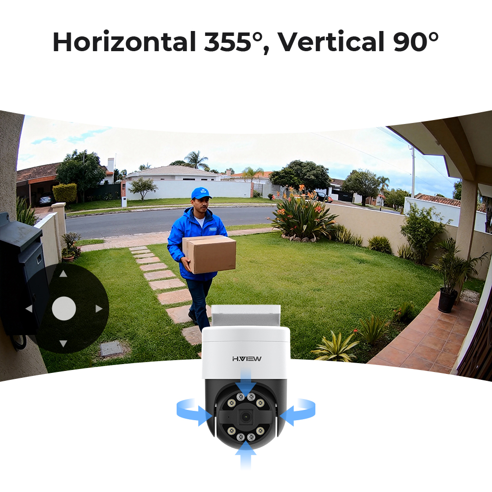 H.view 8Ch 4K 5MP 8MP Cctv Sec - Ip Camera Outdoor 4K recensione e prezzo