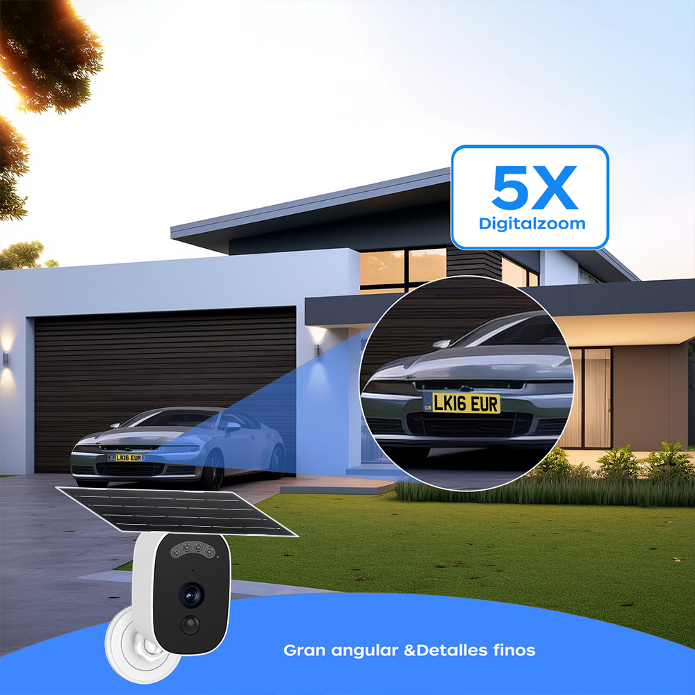 Jooan 3K HD Solar Security Cam - Alarm Siren Outdoor recensione e prezzo