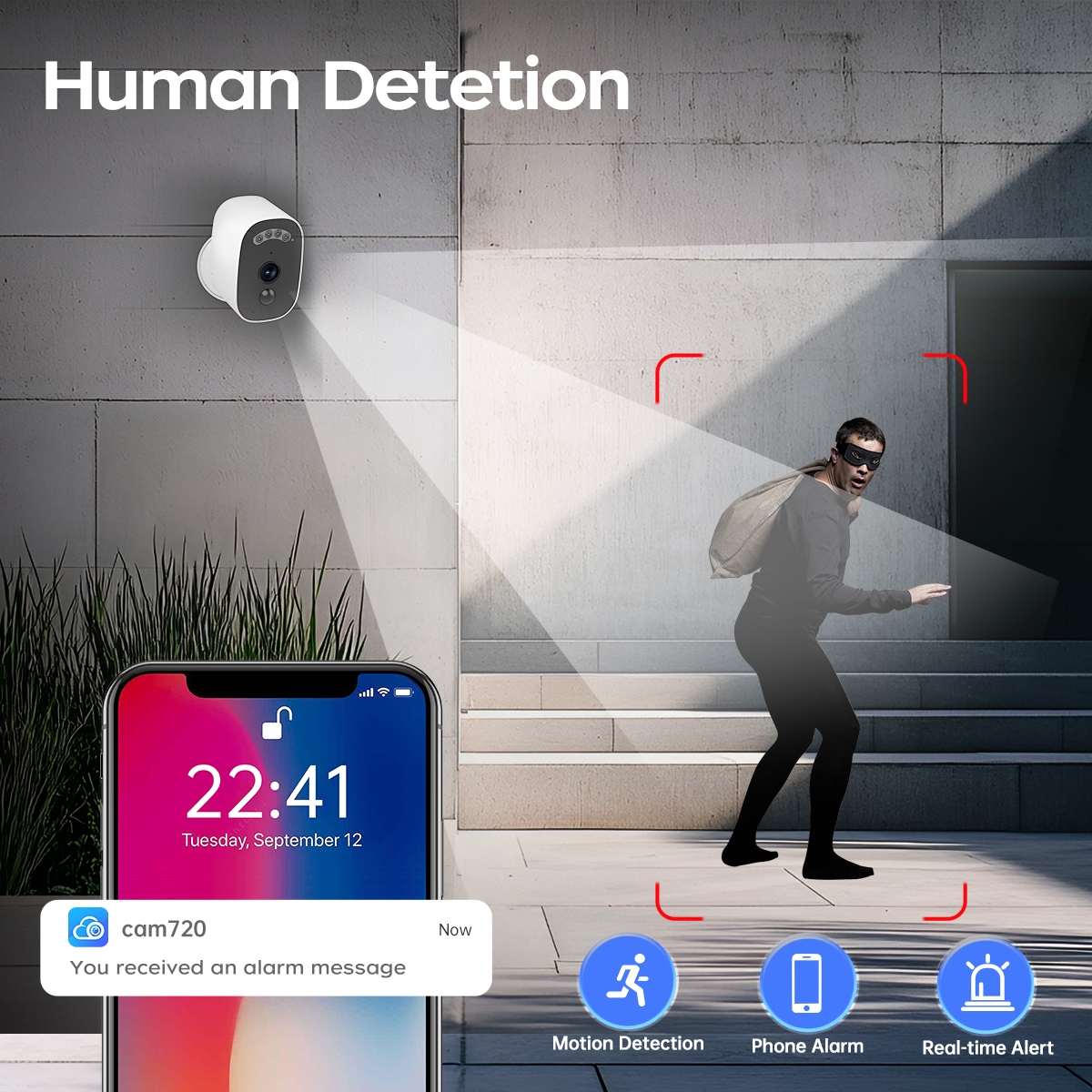Jooan 3K HD Solar Security Cam - Alarm Siren Outdoor recensione e prezzo