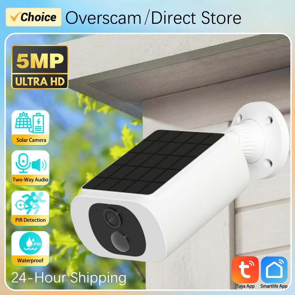 5MP Tuya Smartlife Outdoor Sol - Camera Solar Wireless recensione e prezzo