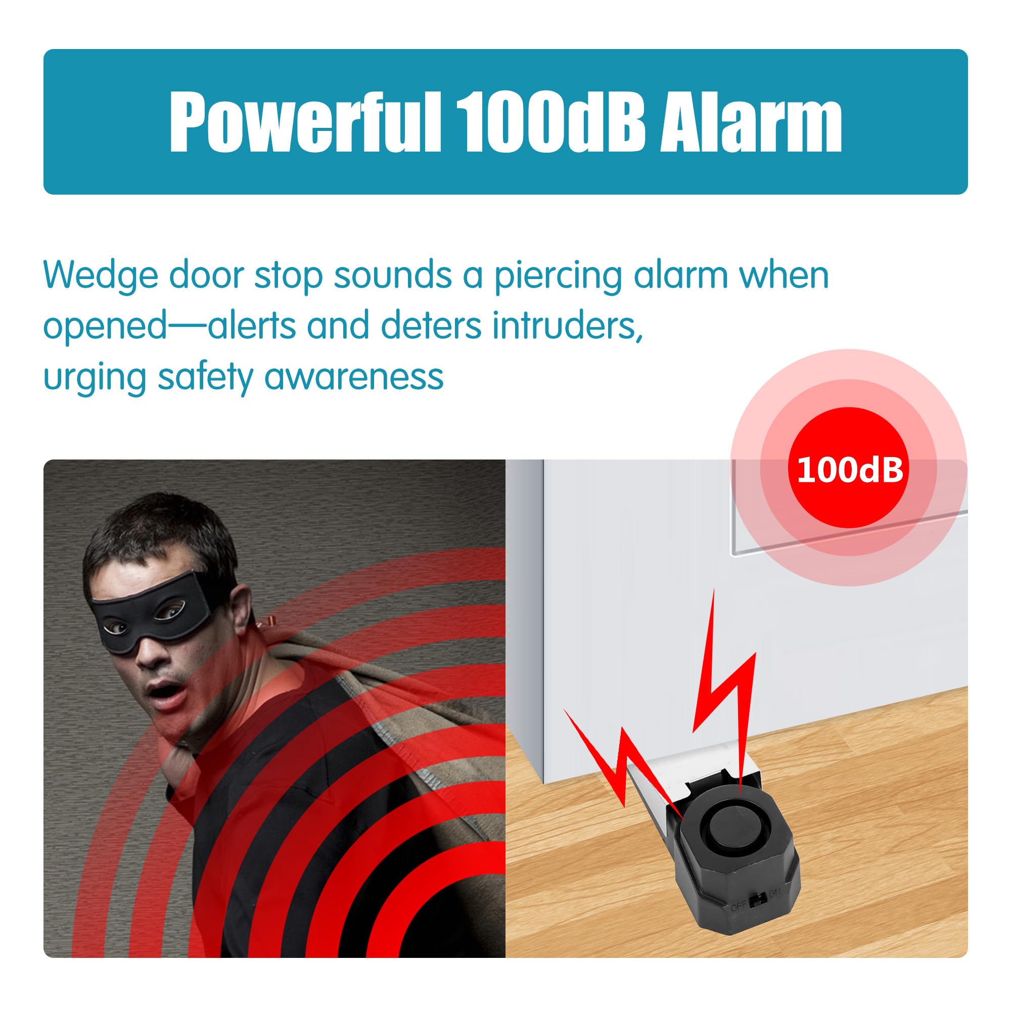 Wireless Door Stop Alarm Syste - Home Security Systems Wireless recensione e prezzo