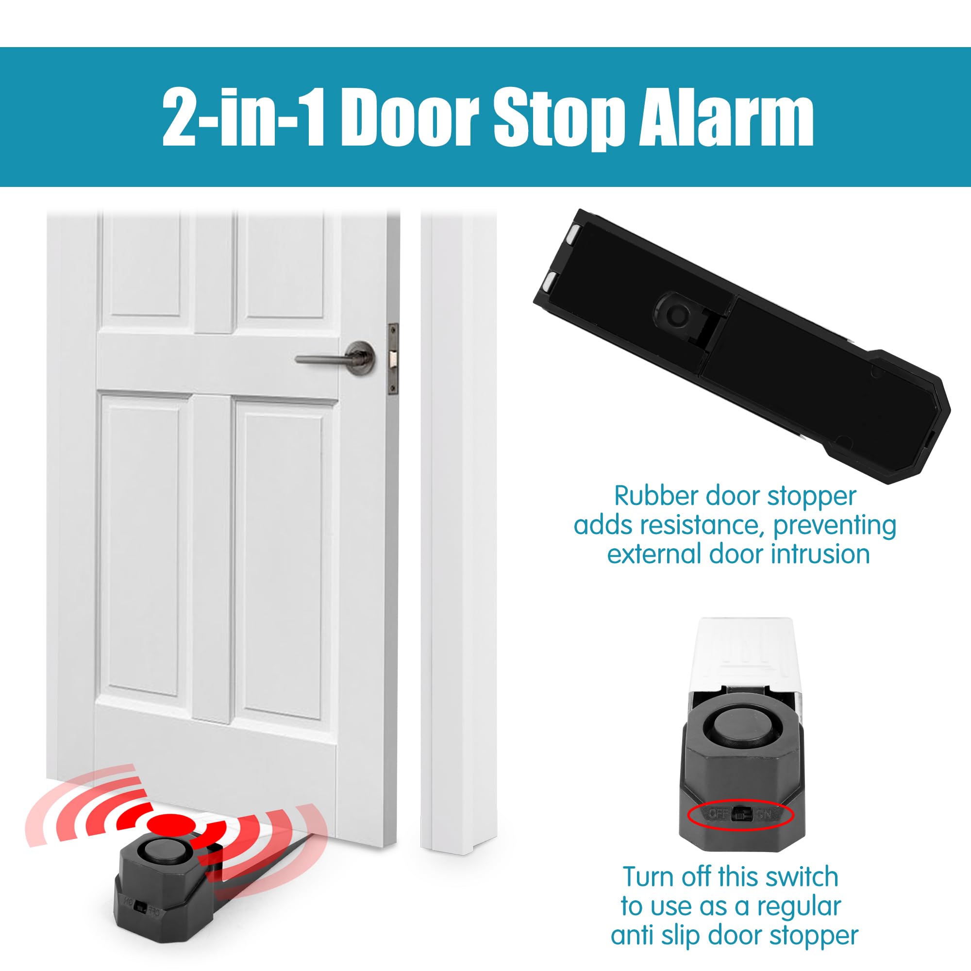 Wireless Door Stop Alarm Syste - Home Security Systems Wireless recensione e prezzo