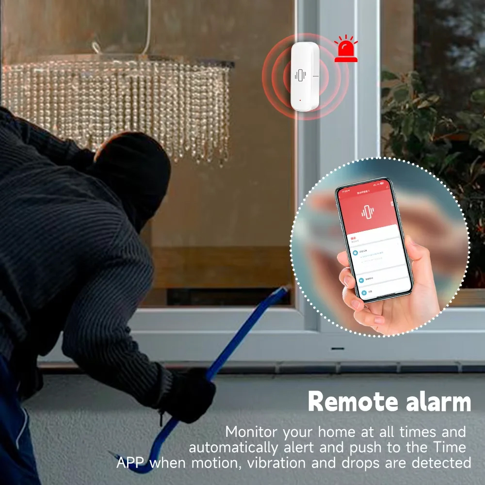 Smart ZigBee Vibration Sensor  - Home Security Alarm recensione e prezzo