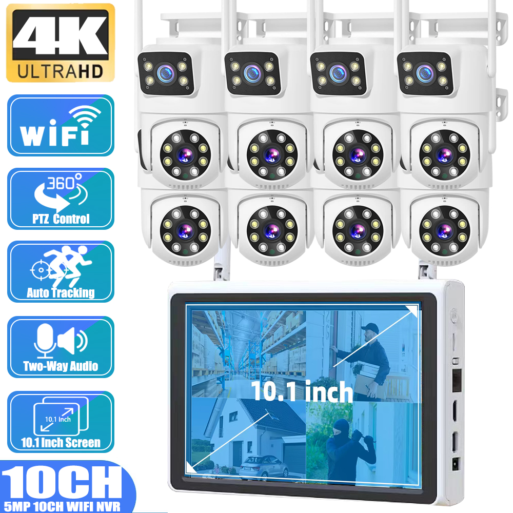 10 Channel CCTV Security 4K Du - Home Security Systems Wireless recensione e prezzo