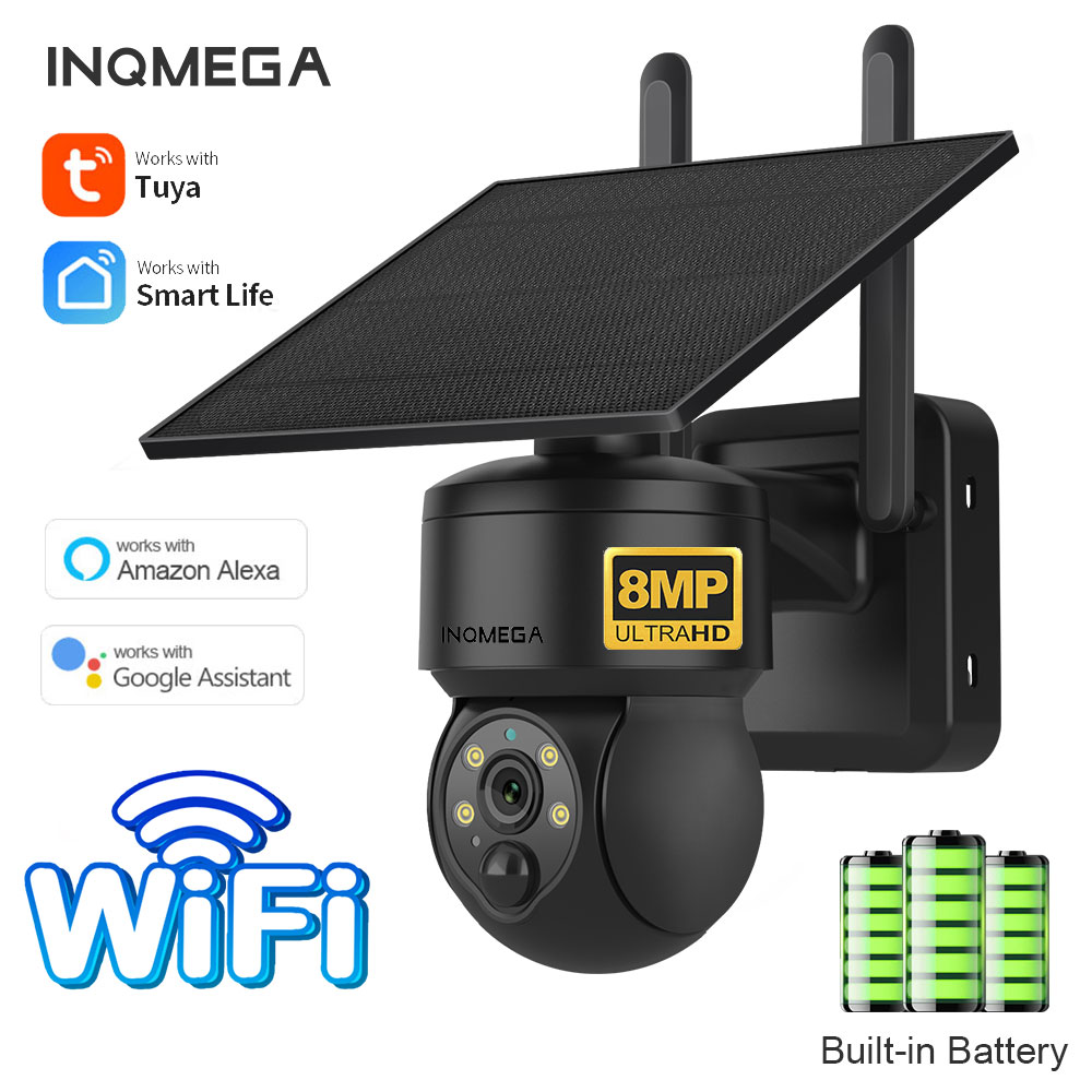 INQMEGA 8MP TUYA Solar Camera  - Camera Solar Wireless recensione e prezzo