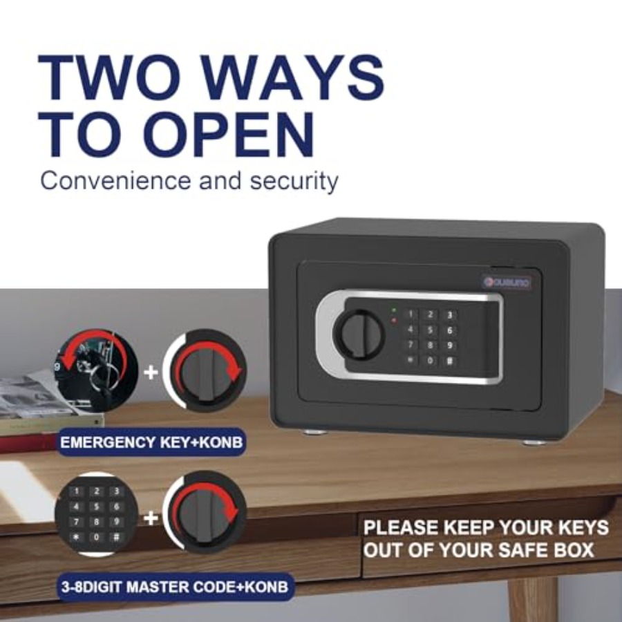 Small Home Security Safe for M - Safe Box Digital recensione e prezzo