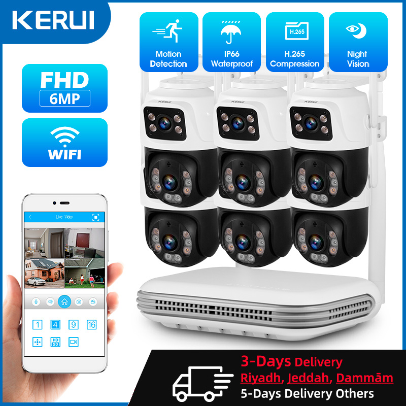 KERUI Waterproof 6MP HD Wirele - Home Security Systems Wireless recensione e prezzo