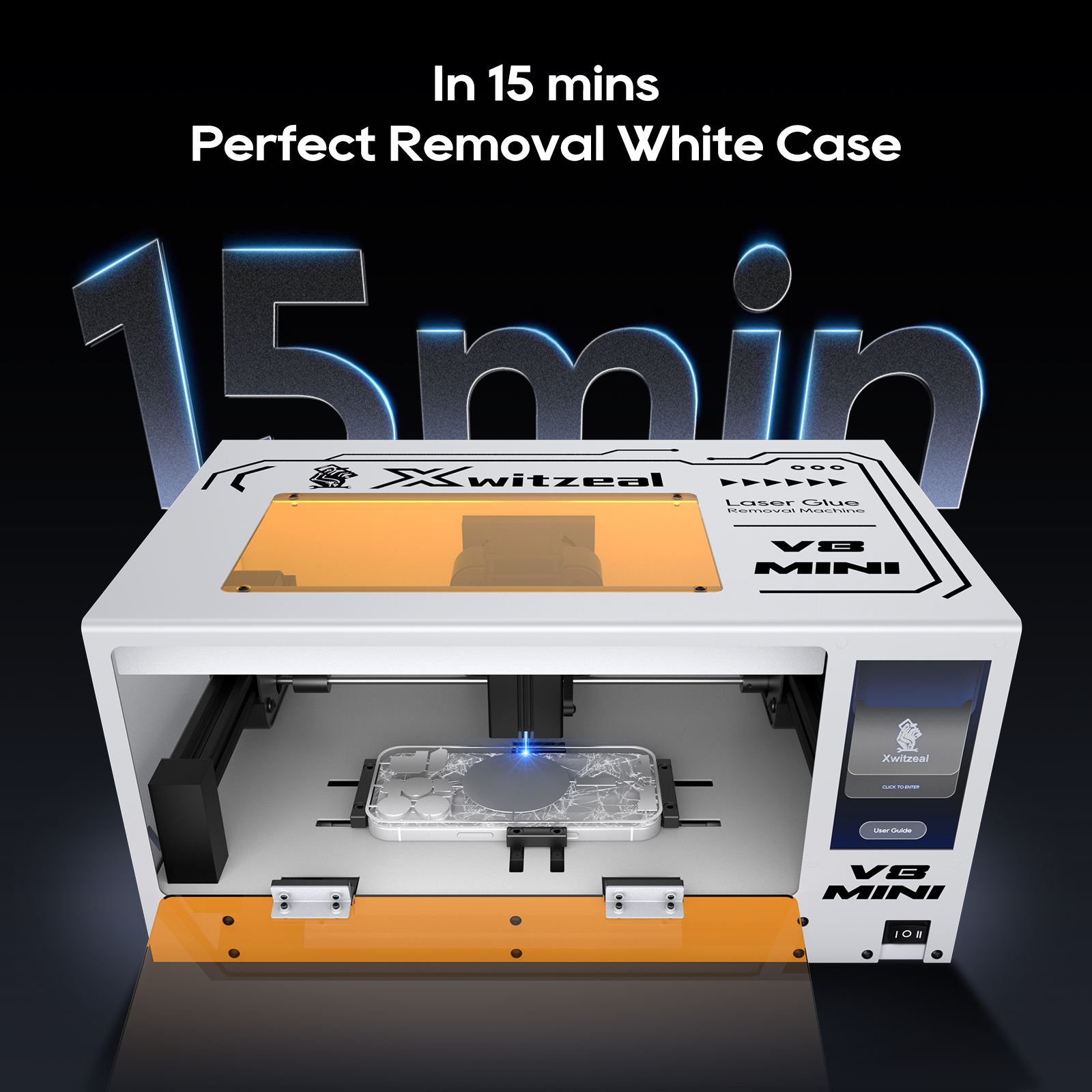 Xwitzeal® V8 MINI Laser Glue R - Glass Break Detector recensione e prezzo