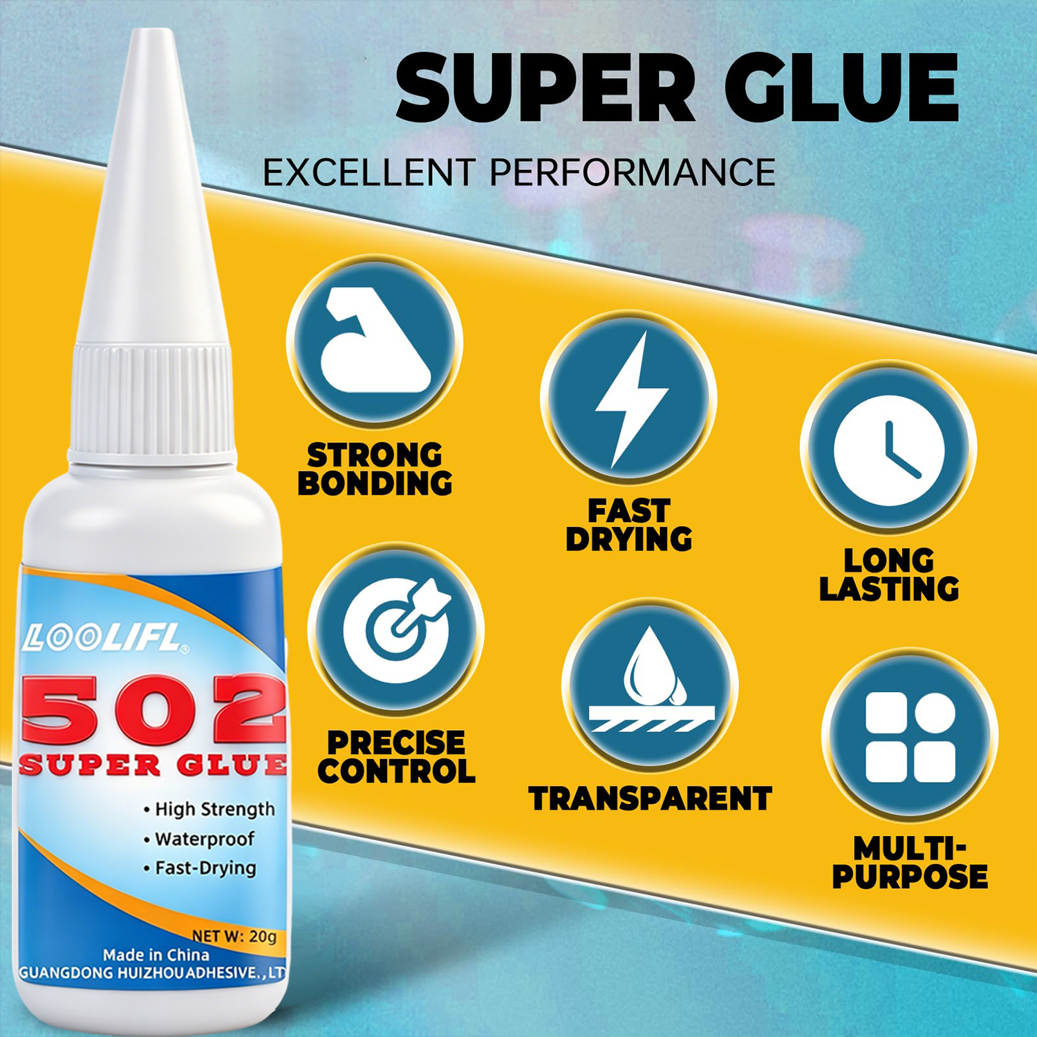 LOOLIFL502 Super Glue Extra St - Glass Break Detector recensione e prezzo