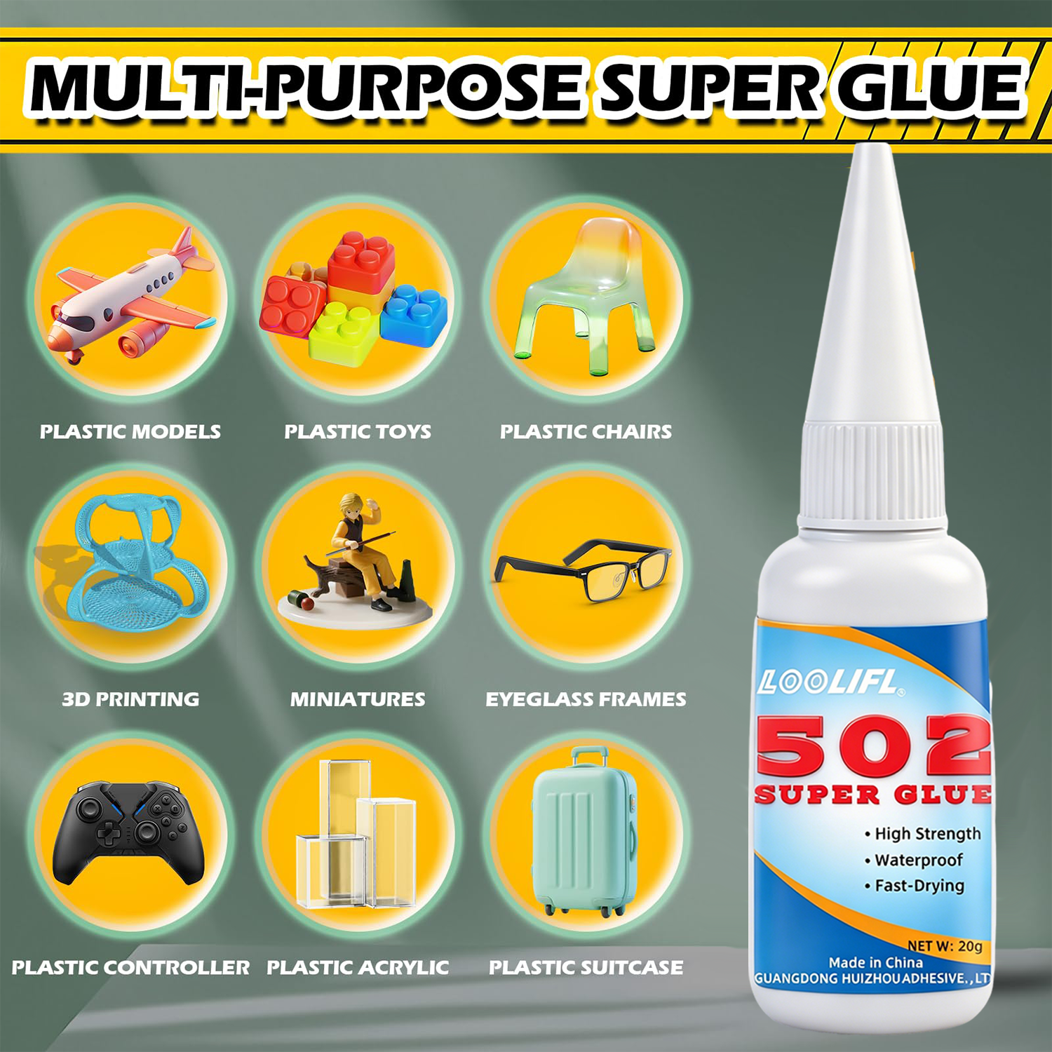 LOOLIFL502 Super Glue Extra St - Glass Break Detector recensione e prezzo