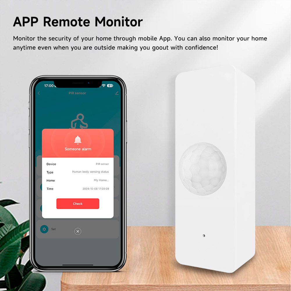 WiFi Smart PIR Motion Sensor T - Home Security Alarm recensione e prezzo