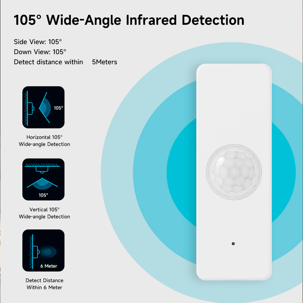WiFi Smart PIR Motion Sensor T - Home Security Alarm recensione e prezzo