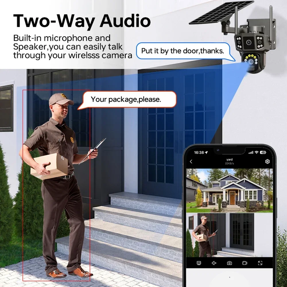 WIFI 4G sim solar camera V380, - Ip Camera Outdoor 4K recensione e prezzo