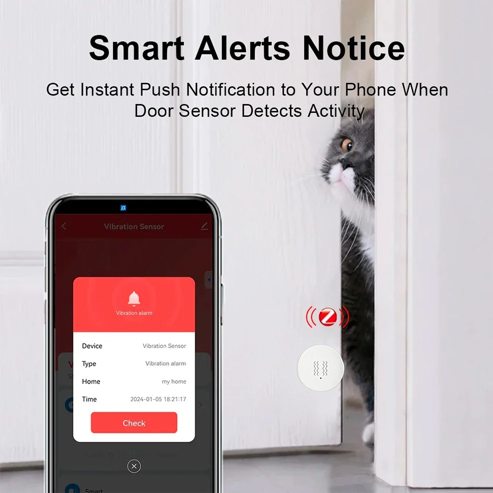 Tuya ZigBee Smart Vibration &  - Home Security Alarm recensione e prezzo