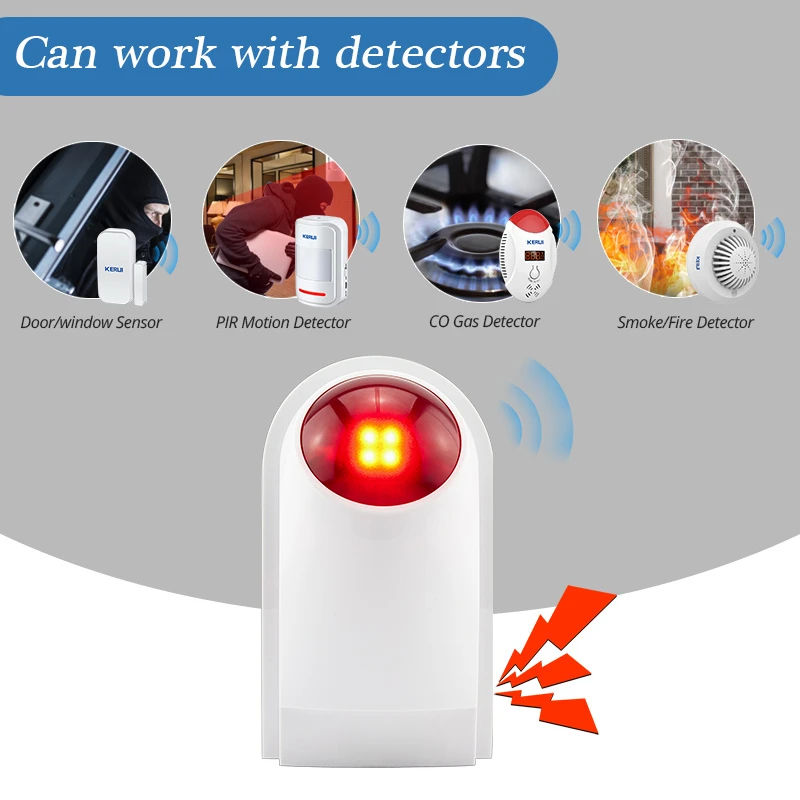 Flash Alarm Wireless Outdoor S - Alarm Siren Outdoor recensione e prezzo