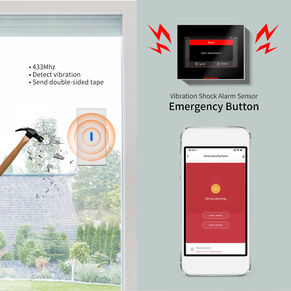Ostaniot 433MHz eV1527 Wireles - Home Security Systems Wireless recensione e prezzo