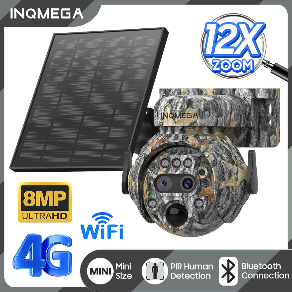 INQMEGA 8MP Solar Powered Came - Camera Solar Wireless recensione e prezzo