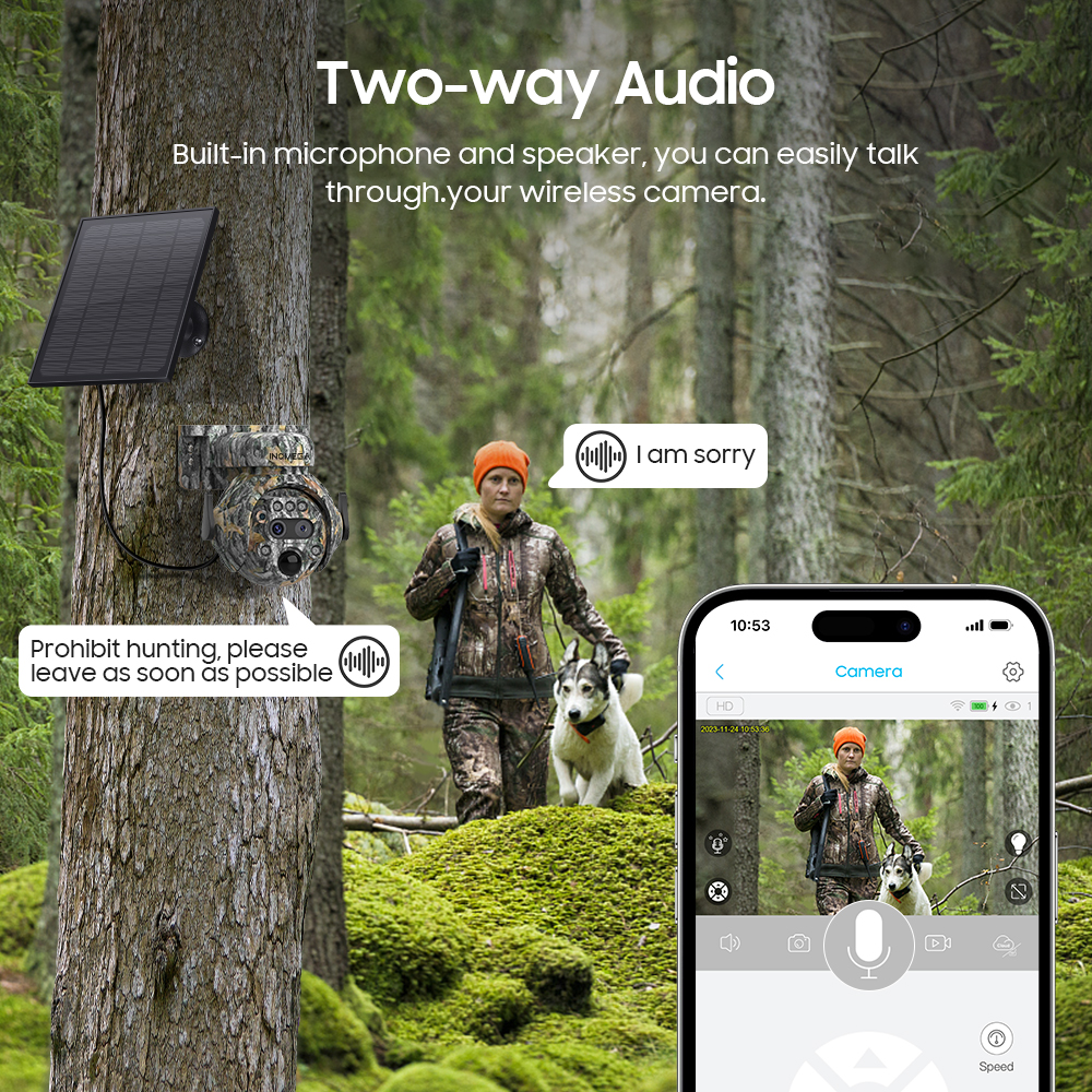 INQMEGA 8MP Solar Powered Came - Camera Solar Wireless recensione e prezzo