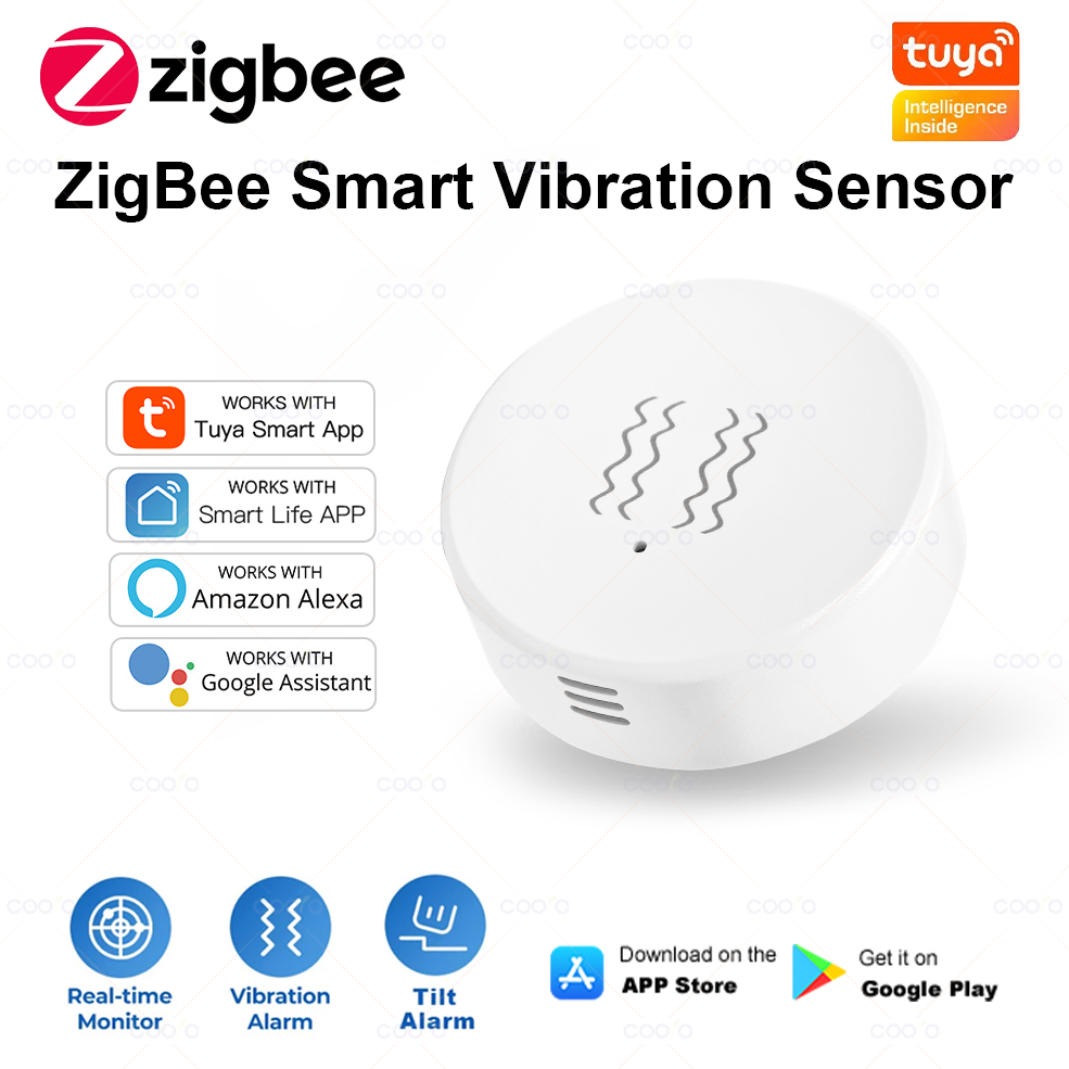 ZigBee Tuya Smart Vibration Se - Home Security Alarm recensione e prezzo