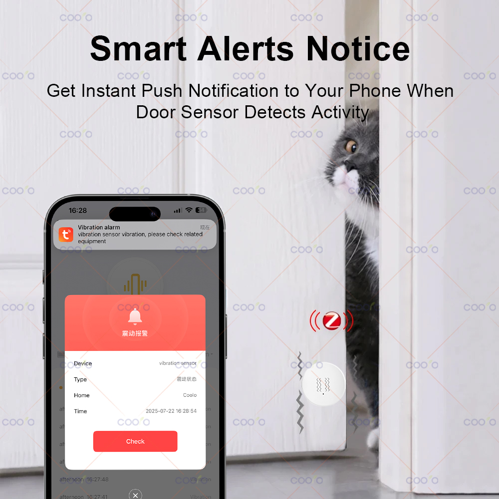 ZigBee Tuya Smart Vibration Se - Home Security Alarm recensione e prezzo