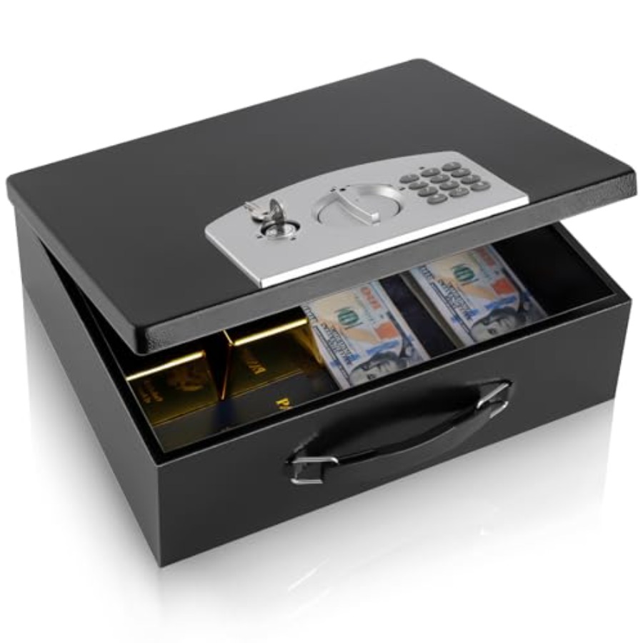 Portable Metal Safe Box with D - Safe Box Digital recensione e prezzo