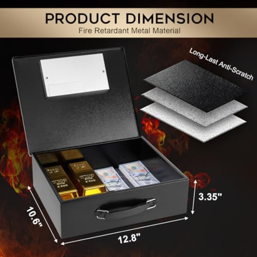 Portable Metal Safe Box with D - Safe Box Digital recensione e prezzo