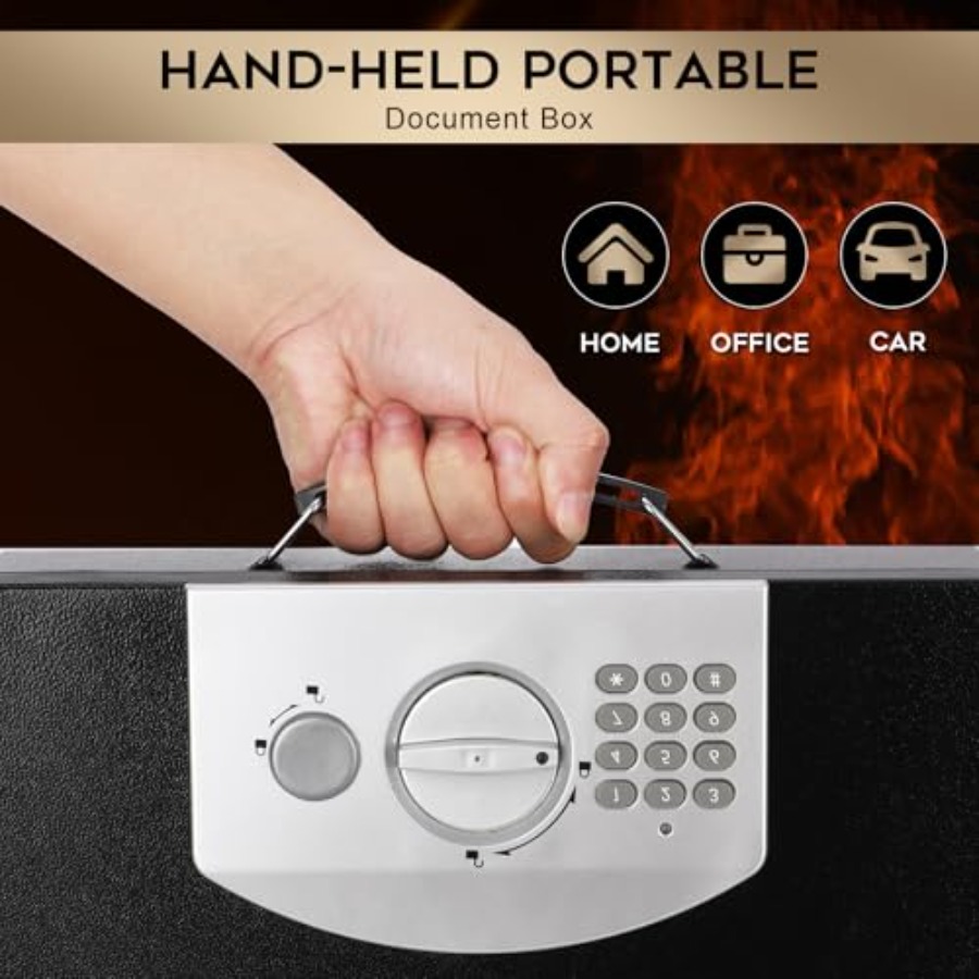 Portable Metal Safe Box with D - Safe Box Digital recensione e prezzo
