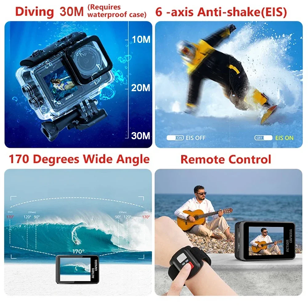 Action Camera Removable Filter - Ip Camera Outdoor 4K recensione e prezzo