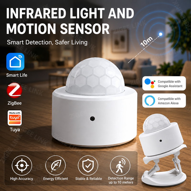 ZigBee 3.0 PIR Motion Sensor W - Home Security Alarm recensione e prezzo