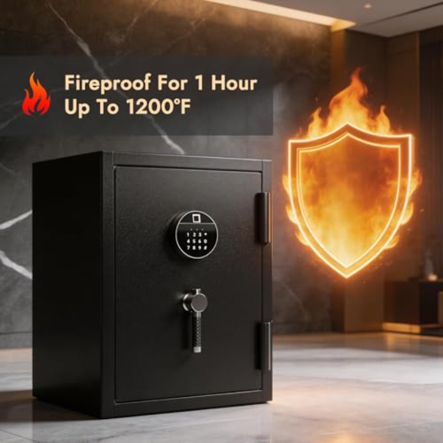 Biometric Fireproof Safe Box f - Safe Box Digital recensione e prezzo