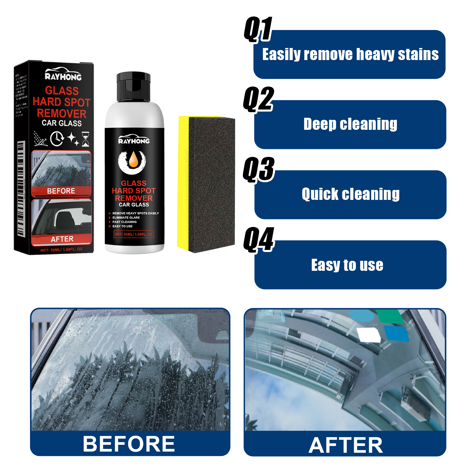 Car Glass Polishing Paste Wind - Glass Break Detector recensione e prezzo