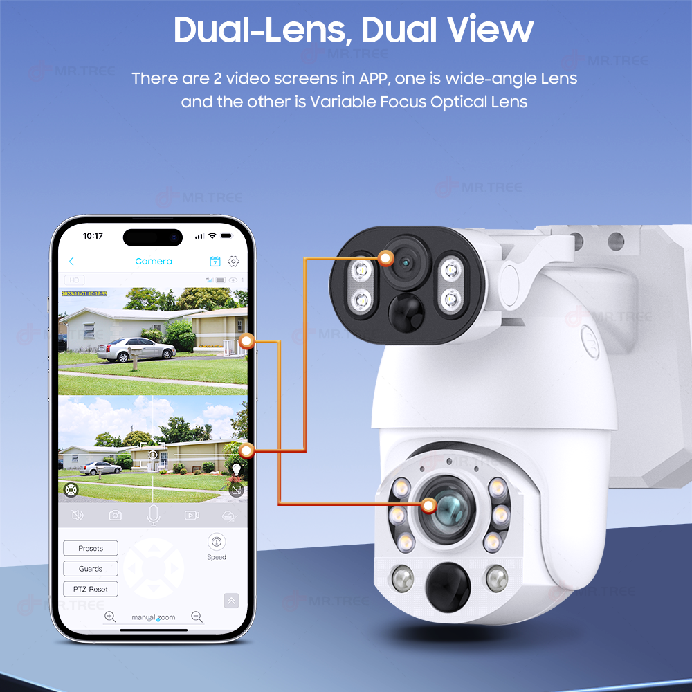 4K 50X Optical Zoom Dual Lens  - Ip Camera Outdoor 4K recensione e prezzo