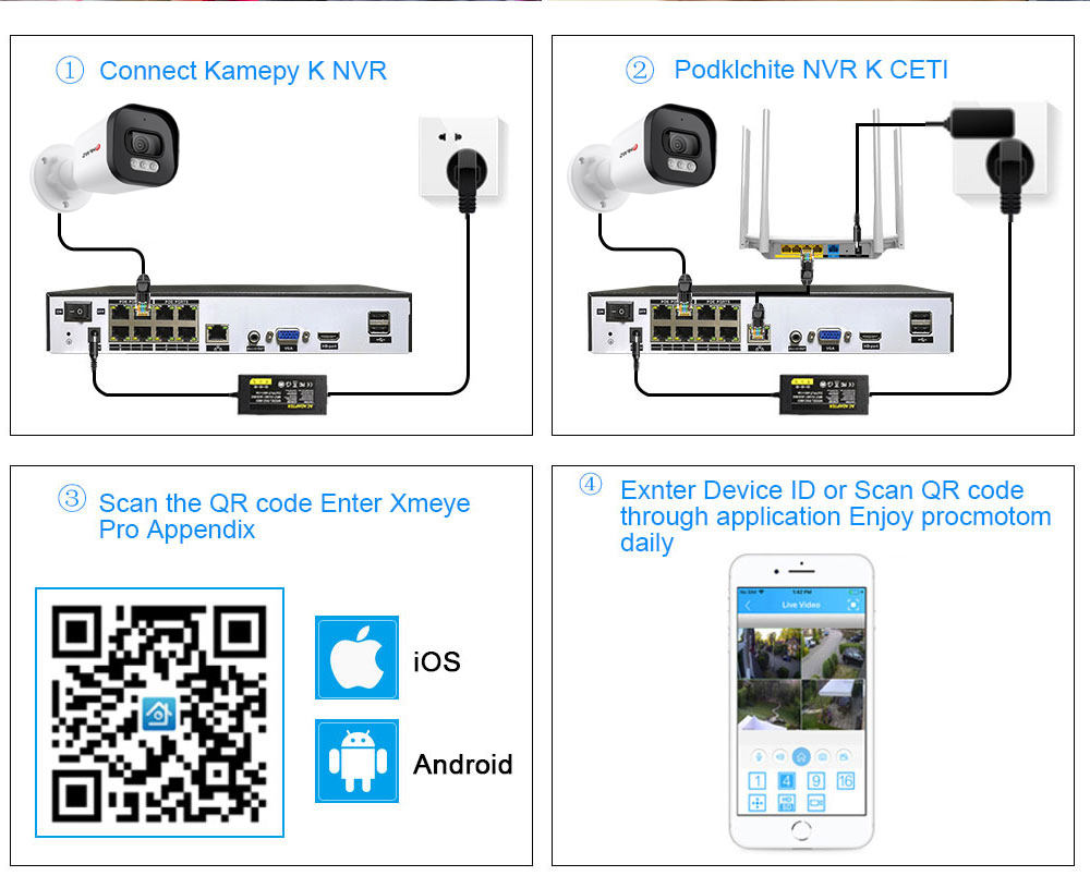 Hfws cctv camera security syst - Ip Camera Outdoor 4K recensione e prezzo