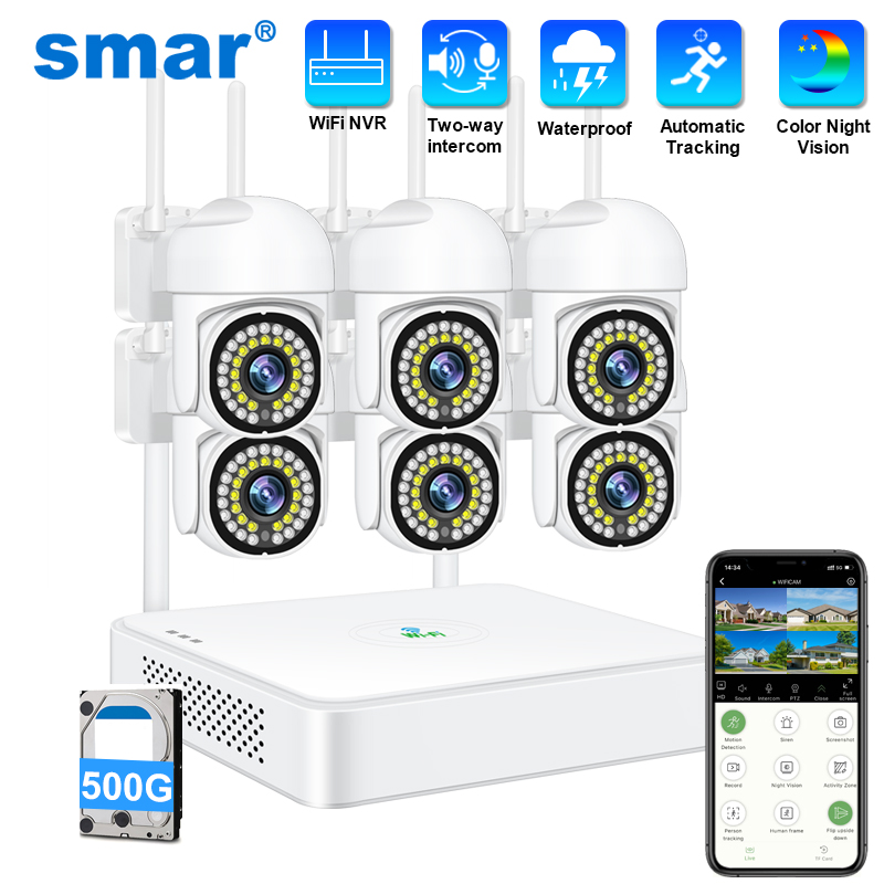 Smar 3MP Wireless CCTV Securit - Alarm Siren Outdoor recensione e prezzo