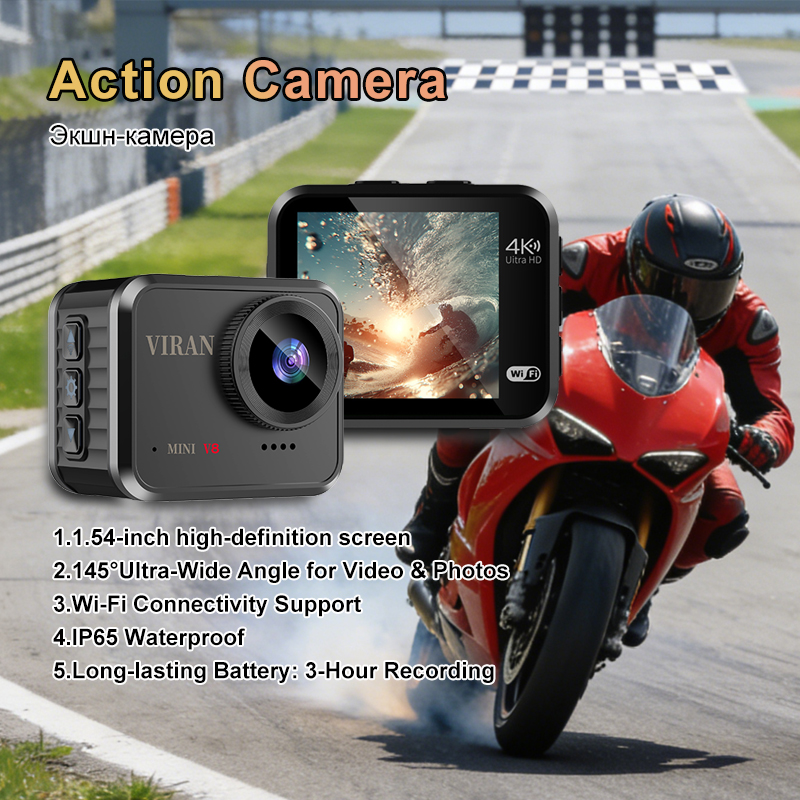 Mini Action Camera 4K Ultra HD - Ip Camera Outdoor 4K recensione e prezzo