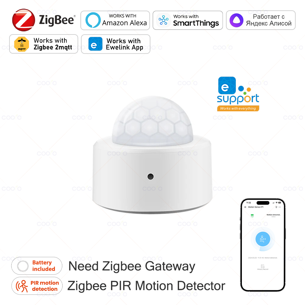 Zigbee Mini PIR Motion Sensor  - Home Security Alarm recensione e prezzo