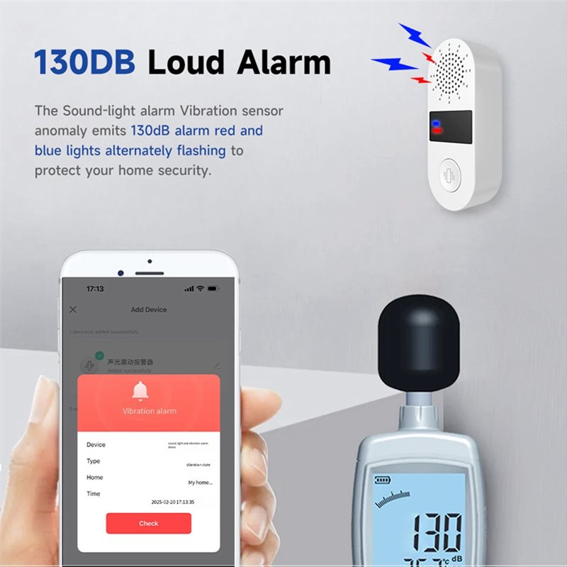 A25P Tuya Wifi Vibration Senso - Home Security Alarm recensione e prezzo